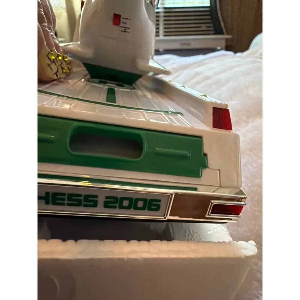 2006 Hess Toy Truck & Helicopter Gasoline Transport w/ Box Instructions